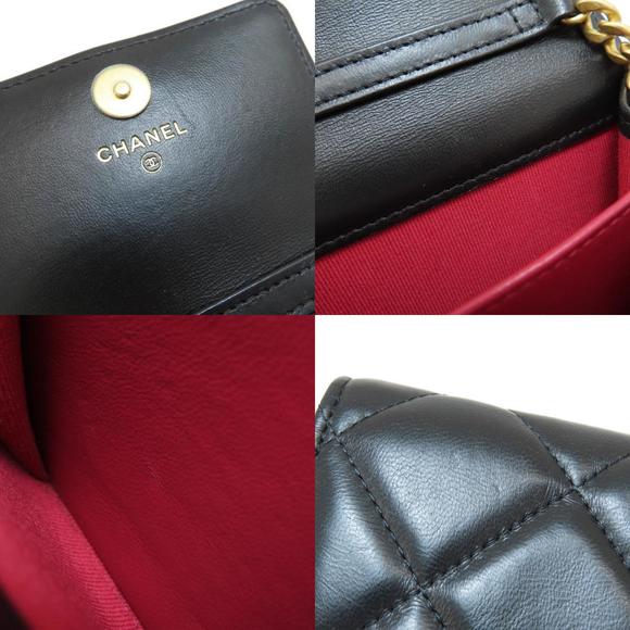 Chanel Matelasse Coco Mark Gold Metal Fittings Bifold Wallet - Picture 7 of 9